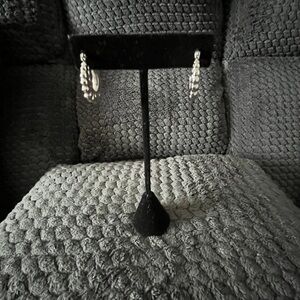 Elegant Silver Hoop Earrings